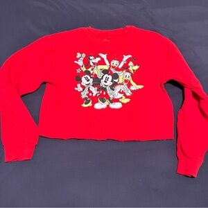 Disney Friends Women's Crop Sweater